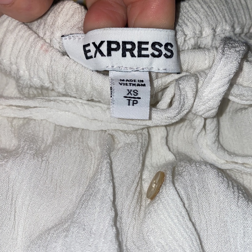 Express button down crop top XS - Picture 3 of 3